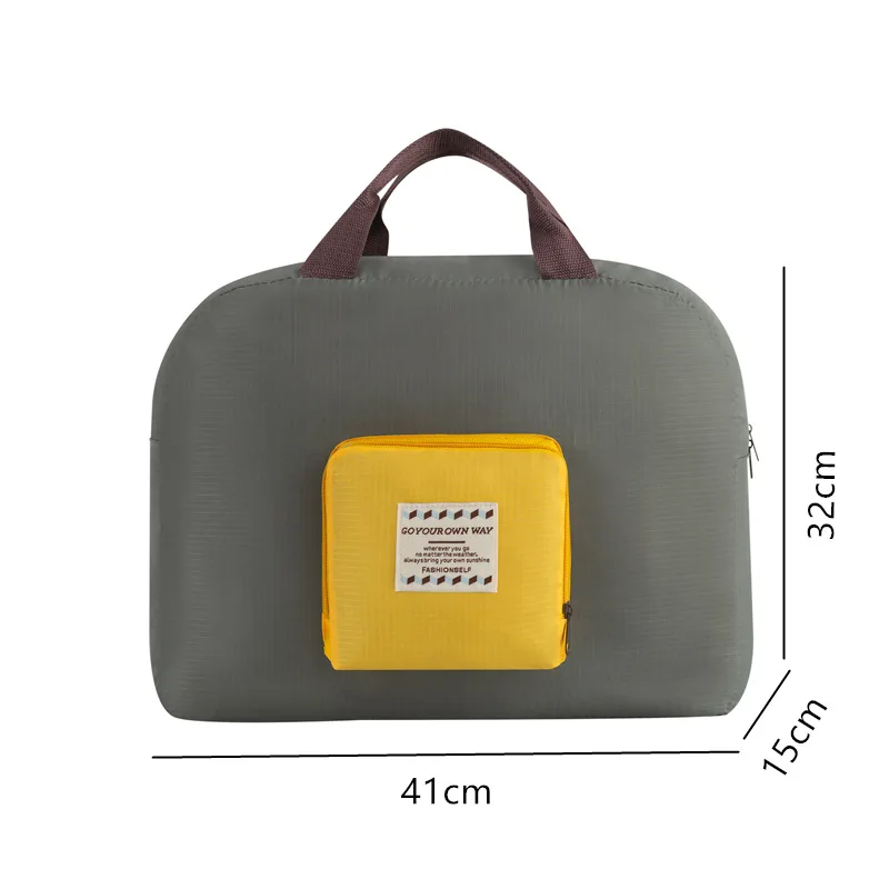 Light Weight Travelling Luggage Cute Small Waterproof Folding Clothes Cover Storage Suit Travel Bag Foldable Travel Duffle Bag
