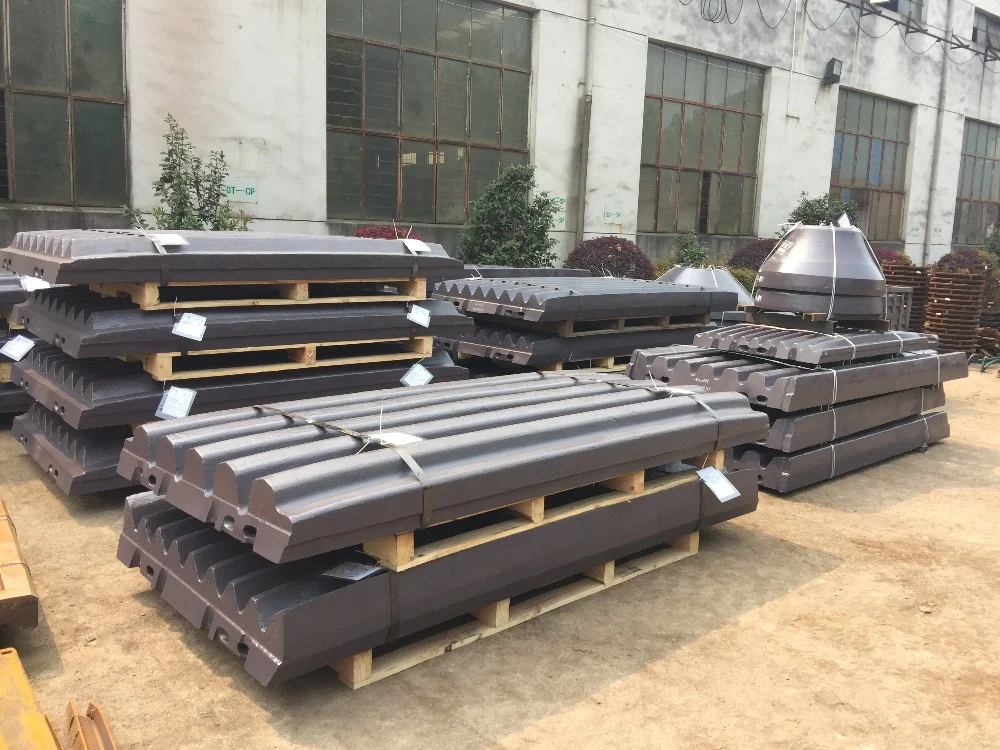 High Quality Stone and crusher wear parts manganese casting to jaw plate stone crusher mining machinery parts