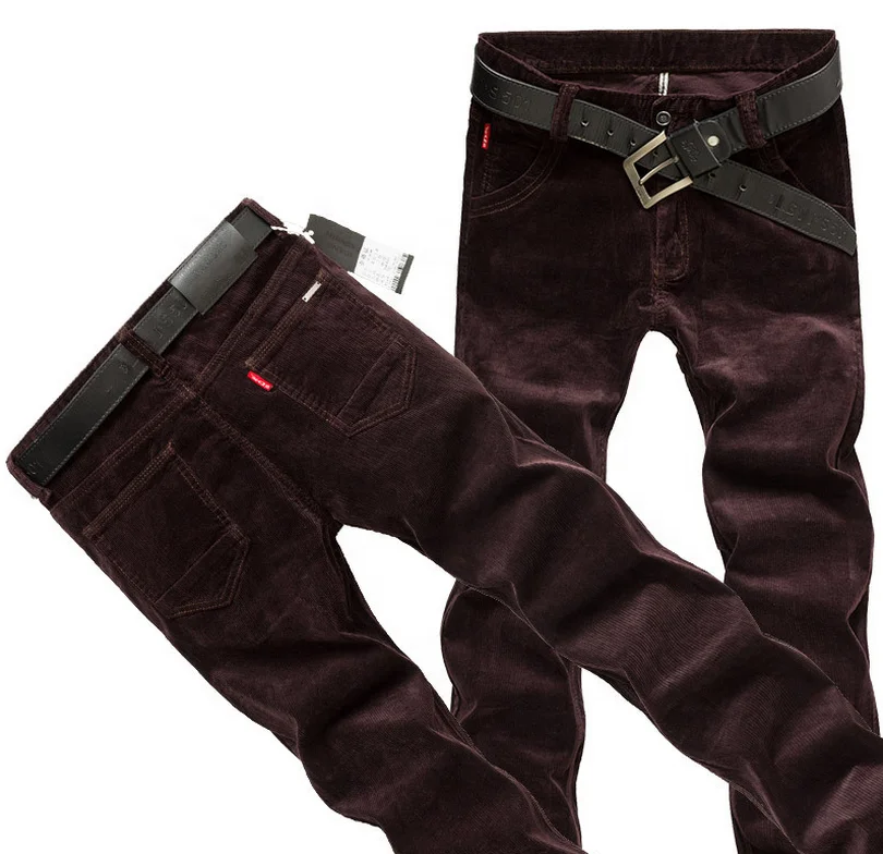 
wholesale oem casual mens cotton spandex heavy corduroy pants 