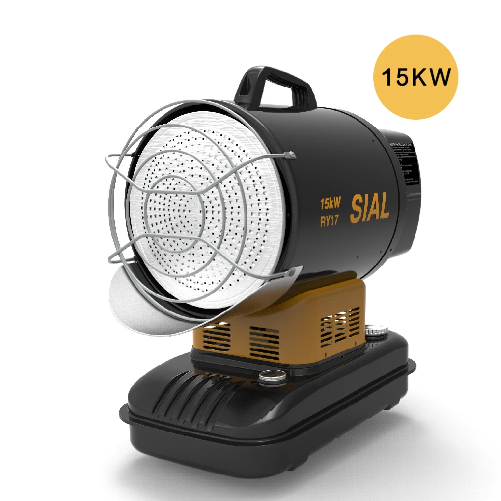 SIAL 15KW Промышленный Портативный Инфракрасный на дизельном топливе, керосине внутренний, дизельный двигатель, газовый двигатель, маслонагреватель лучистого обогрева