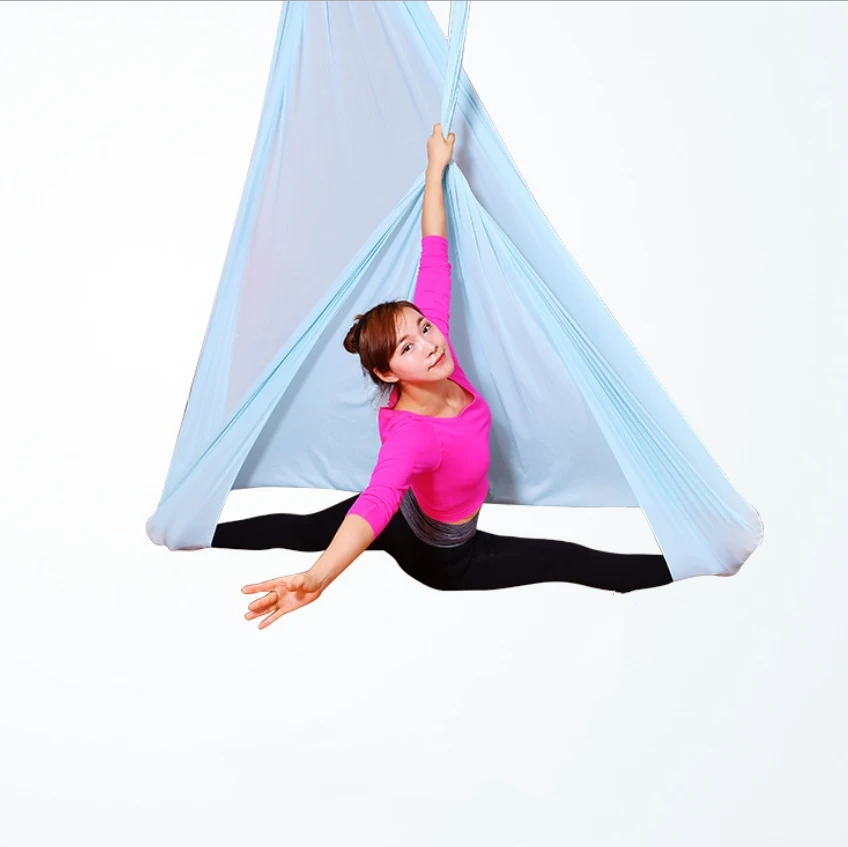 Лучший антигравитационный гамак-качели с градиентом цвета для летающей йоги