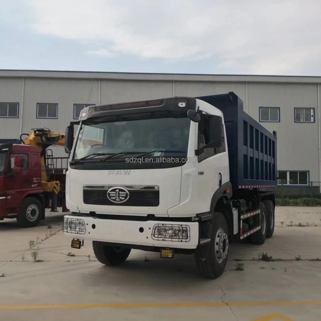 Right Steering FAW Dongfeng howo 50 Ton Load Heavy Duty 10 Wheels Dump Trucks 6x4 for Sale