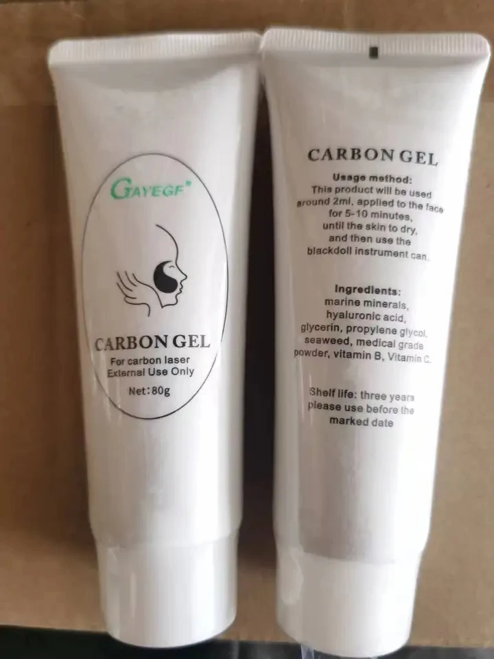 Carbon Gel 80g for ND Yag Pico Laser Machine Brightening Skin Shrink Whitening Skin Rejuvenation Carbon Peeling Gel 80g Carbon