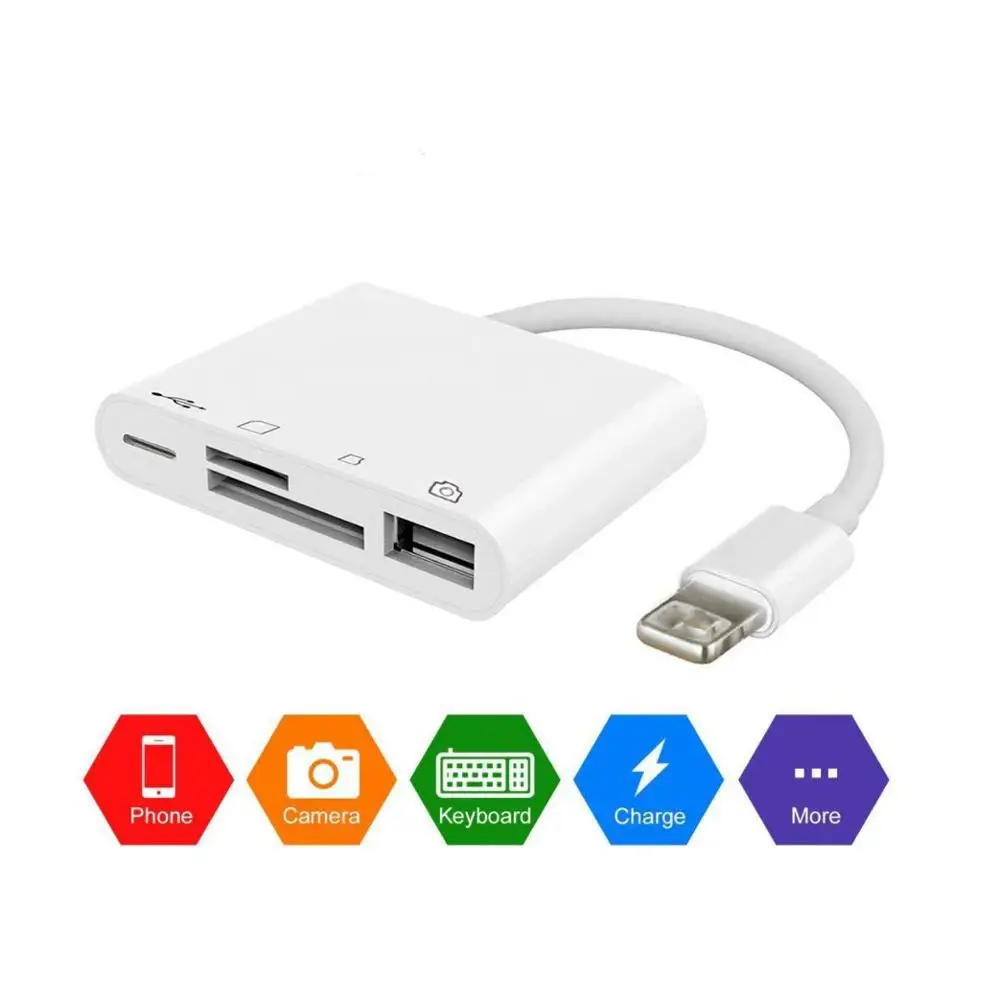 Легкий кабель usb otg для iphone