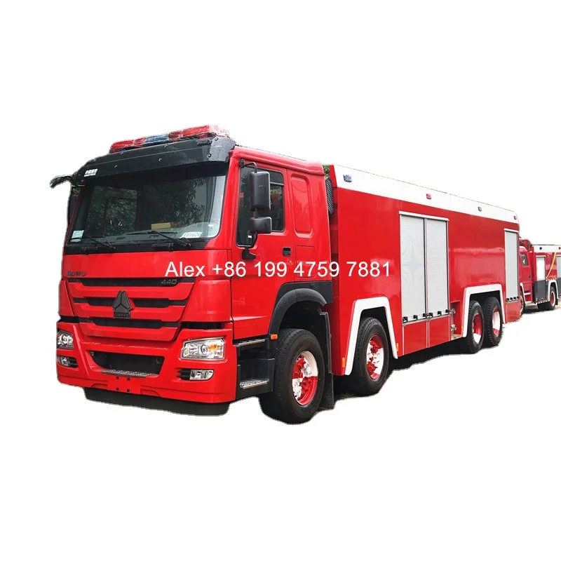 8x4 Sinotruck HOWO 20cbm to 25cbm fire fight truck