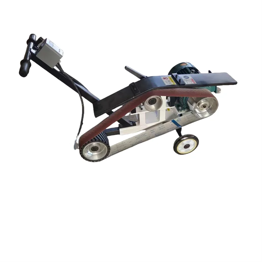High-Performance CNC Electric Knife Grinder Multifunctional Belt Sander Hand-Pushed Steel Plate Welding Machine New Condition