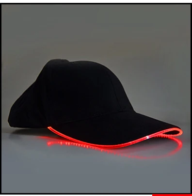 Glow Rave Hat Lighted christmas led light hat Baseball Cap