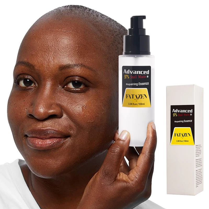 FATAZEN Beauty Products Organic Snail Mucin Repairing Essence For Dry Skin Boosting Skin Care Moisturizing Snail Facial Serum