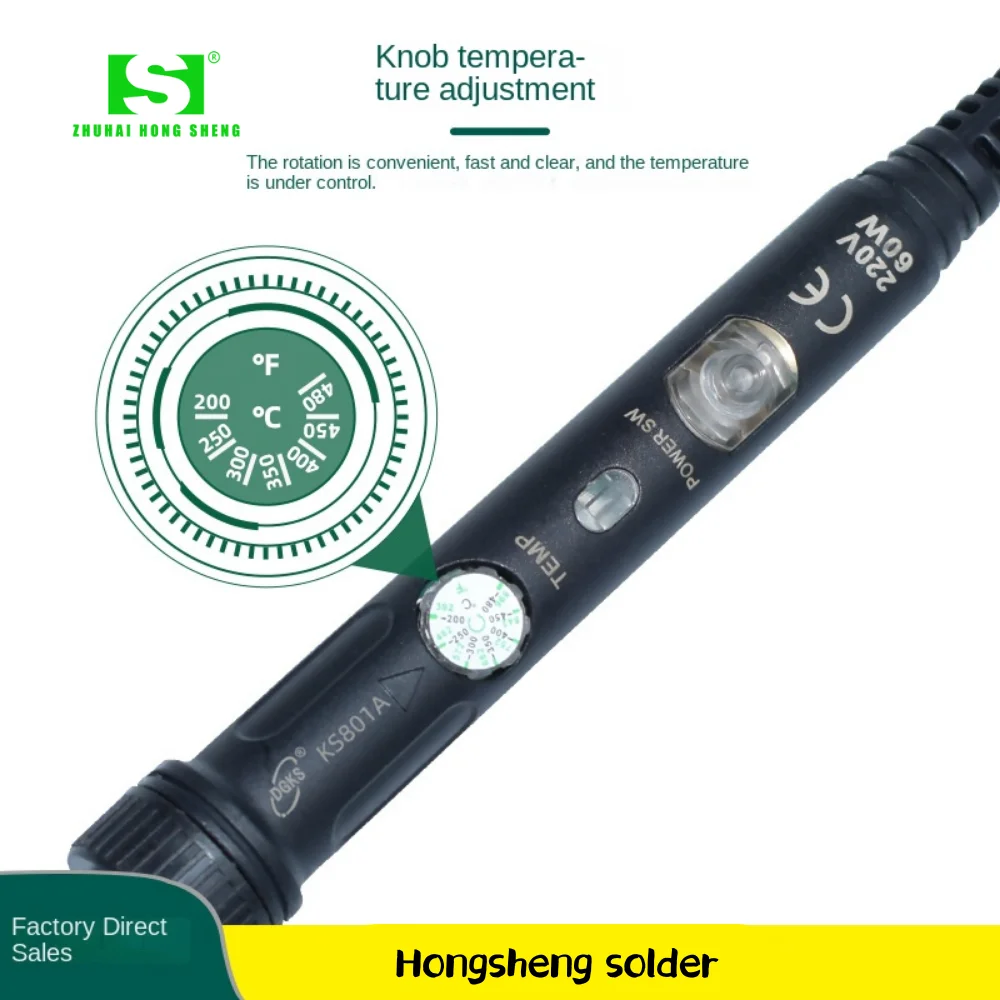 Soldering Iron 60w Rapid Heating Electronic Maintenance Soldering Iron For Hongsheng