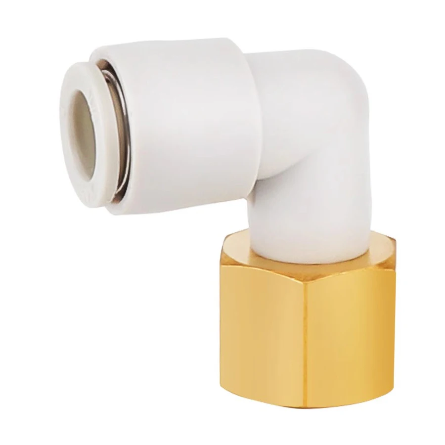 KQ2 SMC connector KQ2LF06-M5A/M6A/KQ2LF06-01A/02A/03A internal thread bent through quick insert connector