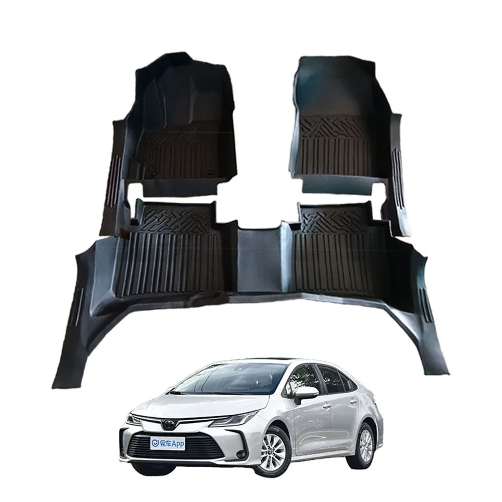 2024 New Design Auto TPE Car Mat Waterproof Full Set 5d TPE  Car Floor Foot Mats For ACCENT-2023/COROLLA 2021