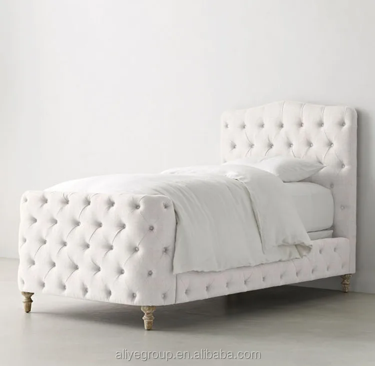 Home decoration Deluxe Wood Platform Bed with Headboard / No Box Spring Queen