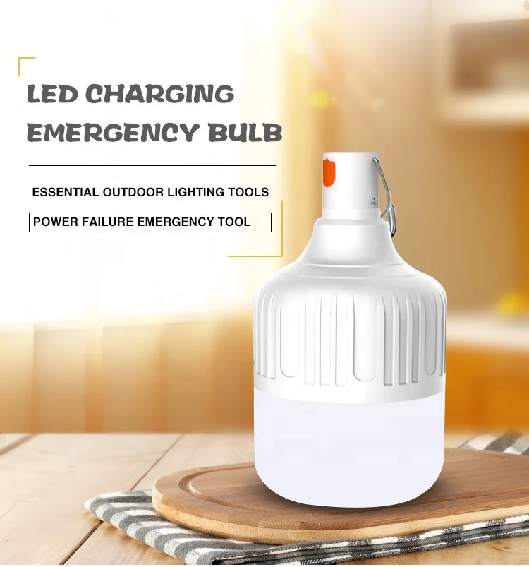 10W 15W 20W 30W 50W material PP T bulb 5V camping rechargeable emergency lamp led bulb light