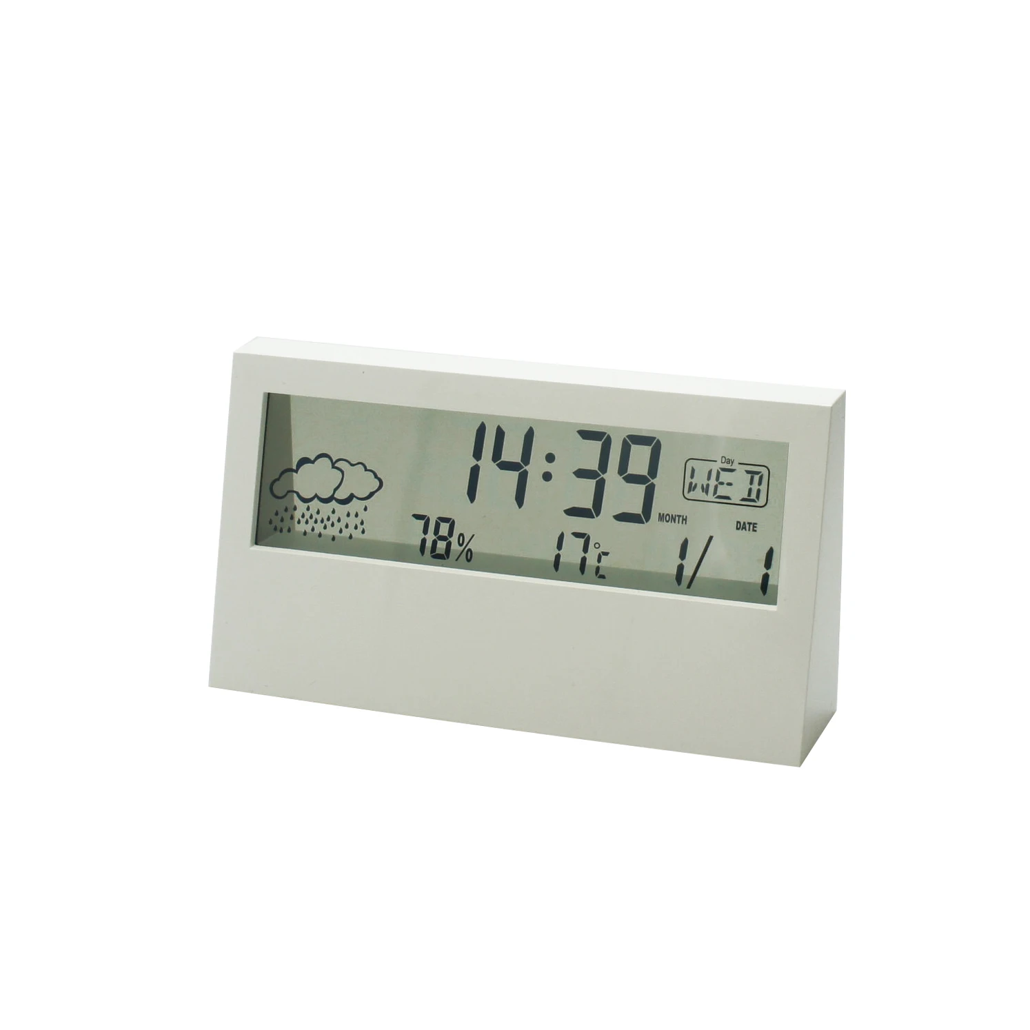 Large LCD Digital Table Forecast Weather Station Alarm Clock Travel Home Electronic Clock  Digital Table Clock