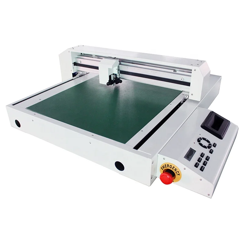 FC6090A Big size automatic flatbed plotter paper label cutting creasing die cutter machine