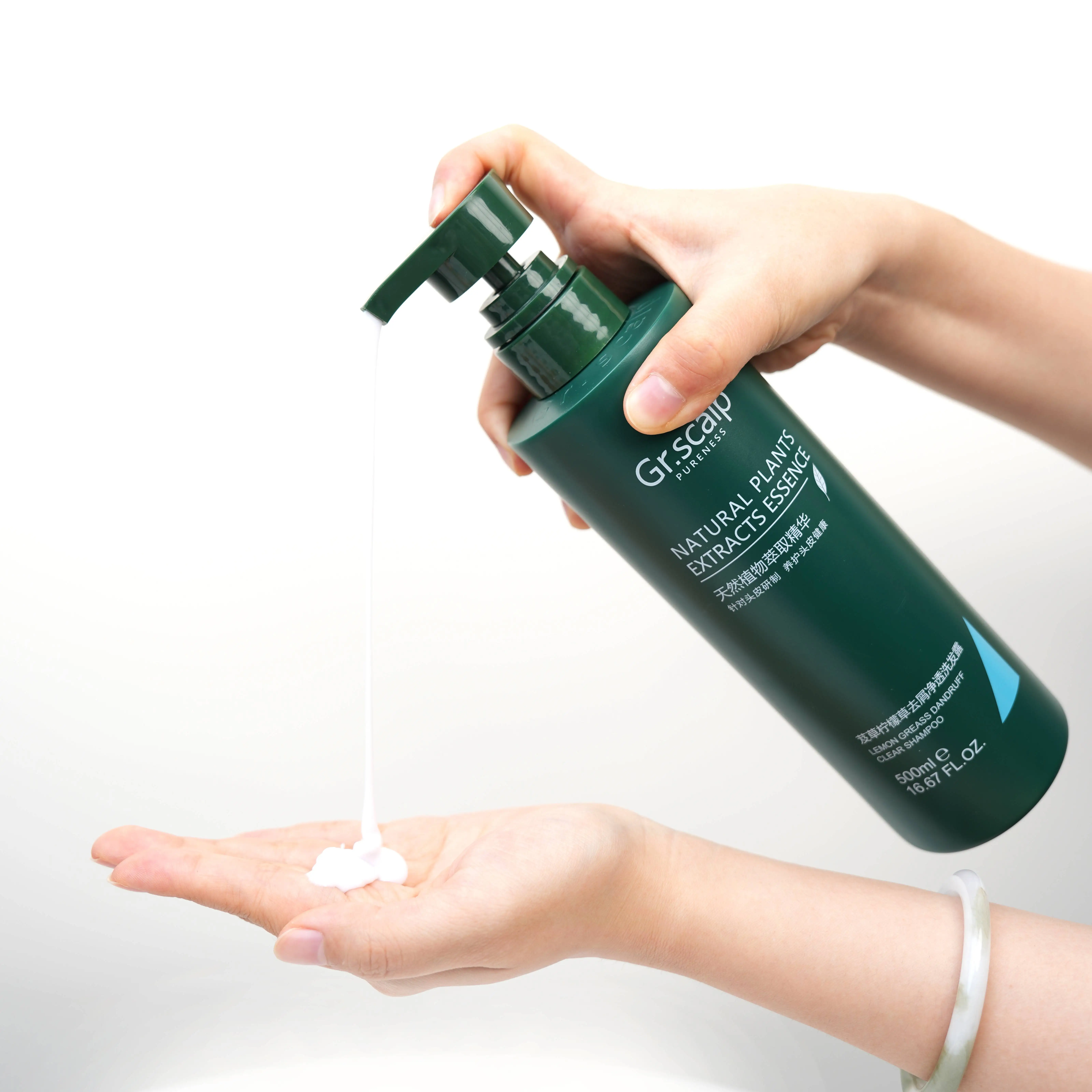 Daily hair washing used plant fragrance lemon grass dandruff clear shampoo for adults