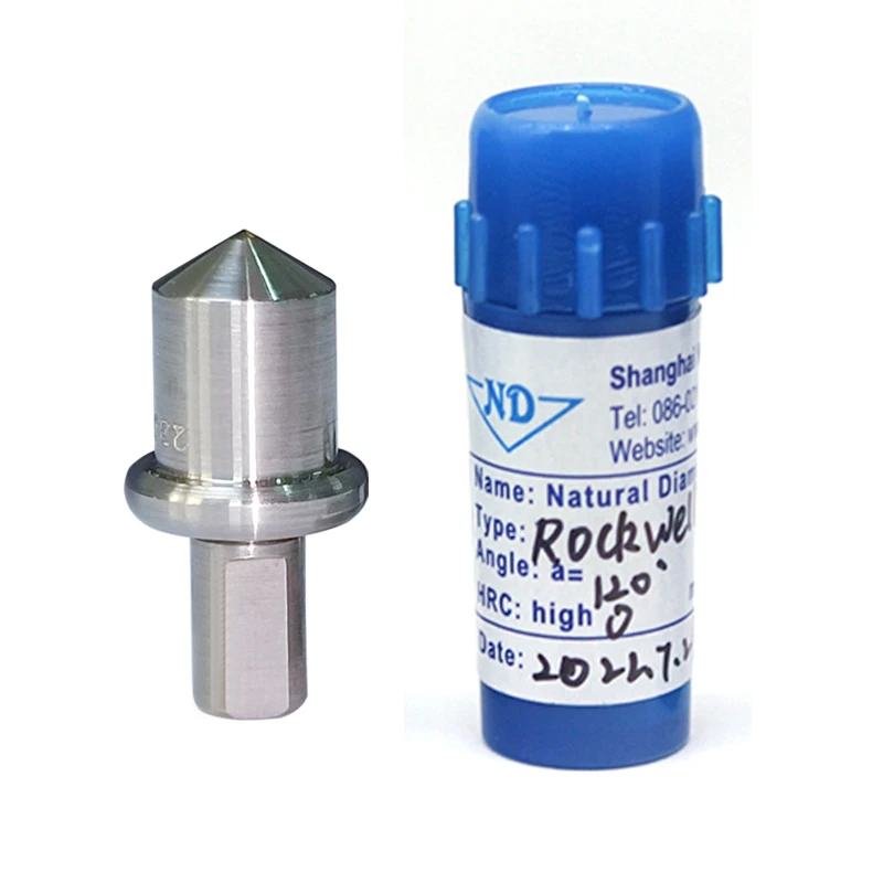 Natural diamond cone type 120degree ROCKELL diamond indenter HRC-3