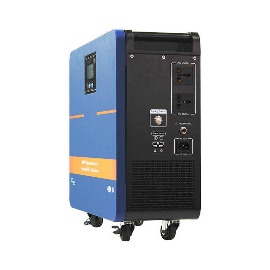 Home Mobile Solar Photovoltaic Power Generation MPPT Inverter Reverse Control Integrated Machine Energy Storage 5KW