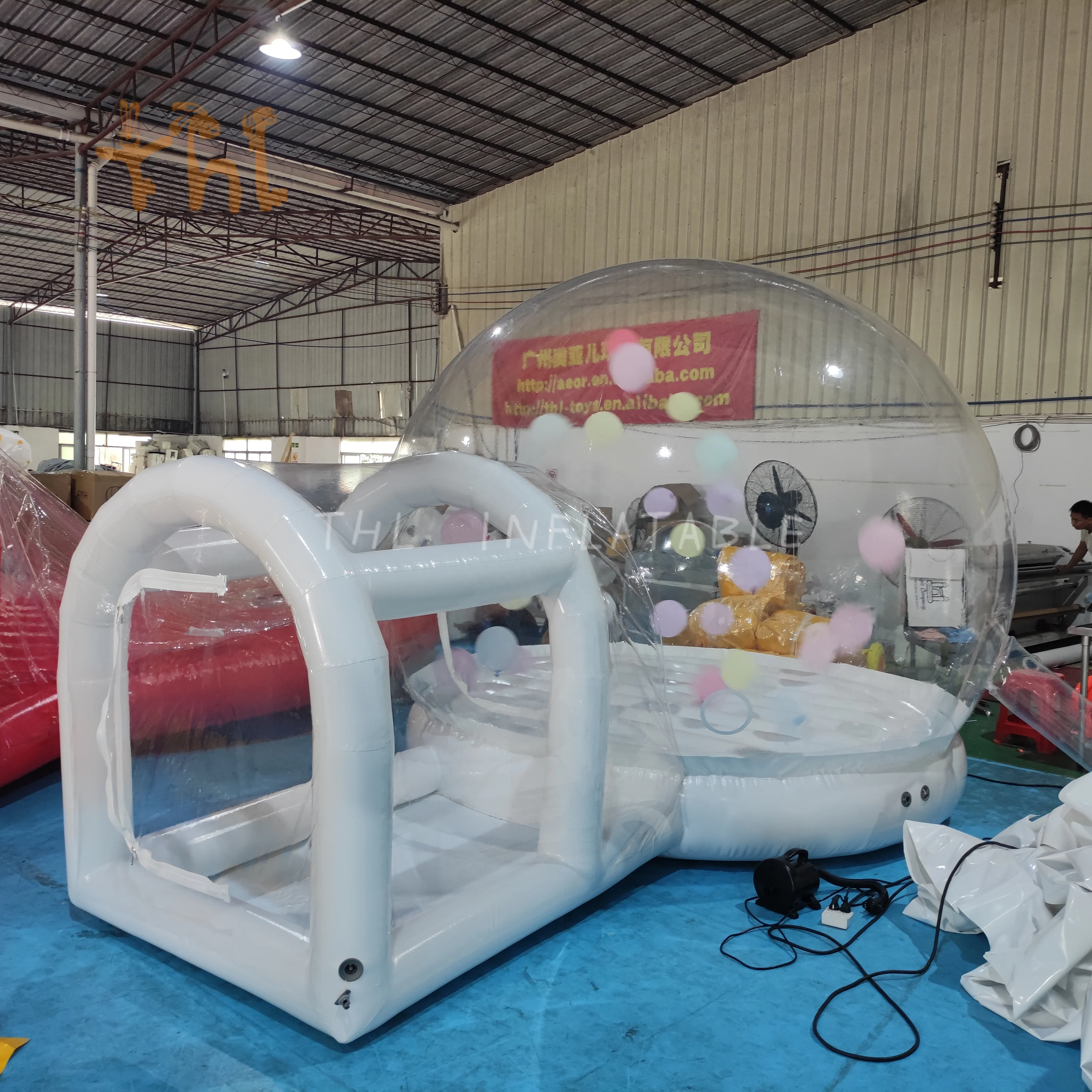Clear bubble house inflatable bubble bounce house tent tent dome inflatable bubble balloon house for kids party