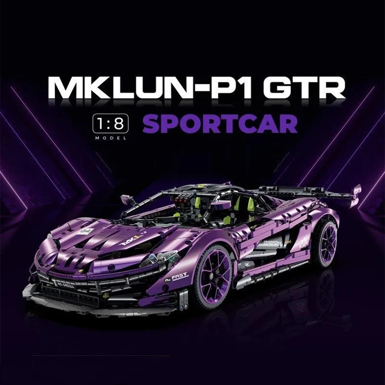 3224PCS 1:8 Super Car Model Building Blocks Set Technic Model Racing Car Building Blocks Toys
