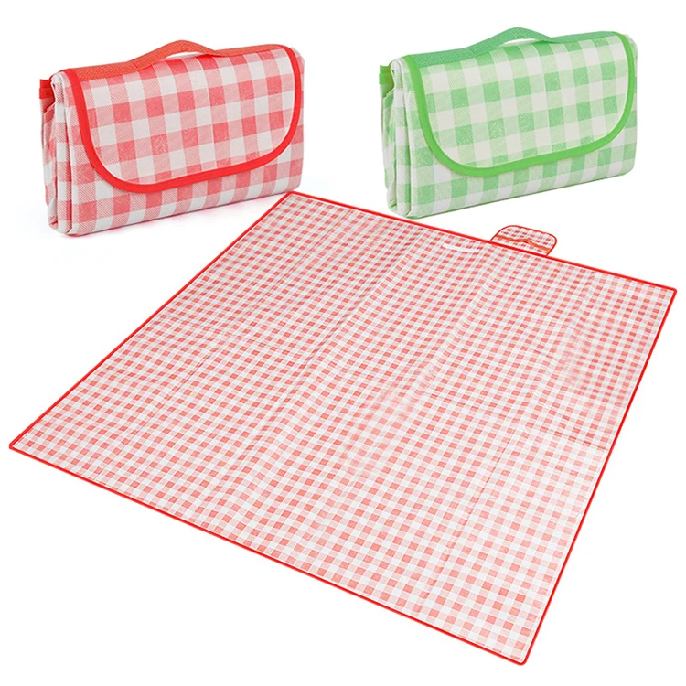 Best Selling Products Custom Custom Picnic Mat Extra Large Sand Proof Waterproof Portable Beach Mat Outdoor Straw Picnic Mat