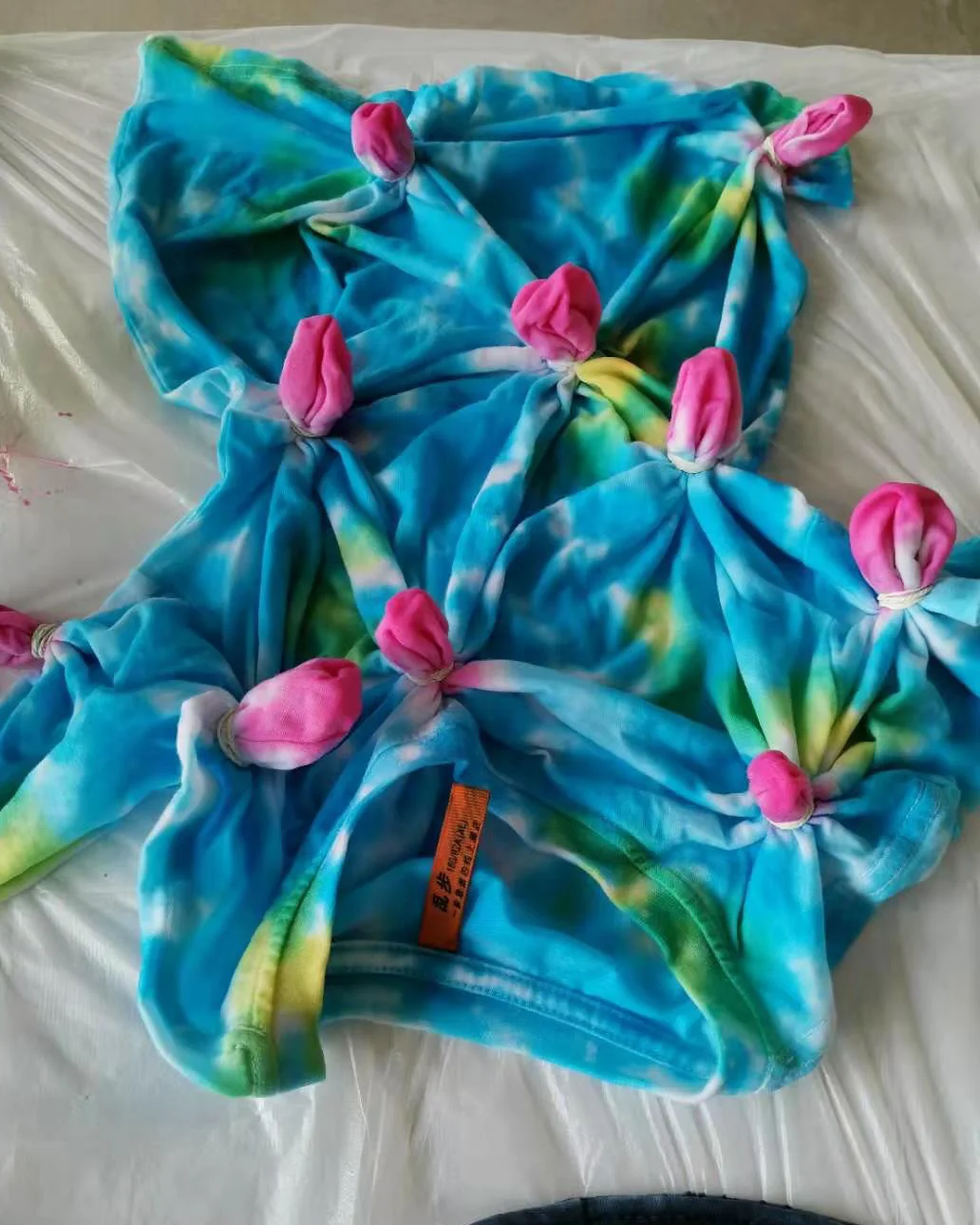 Custom Logo Tie Dye Kit for Kids and Adults Fabric Dye Projects Tie Dye Bag