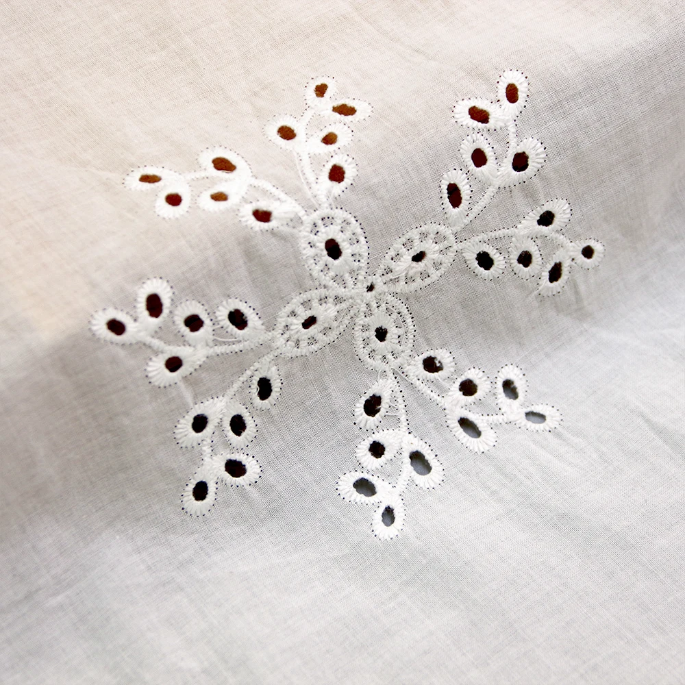 Производитель кружева с вышивкой, хлопковая кружевная ткань, дизайн женской одежды