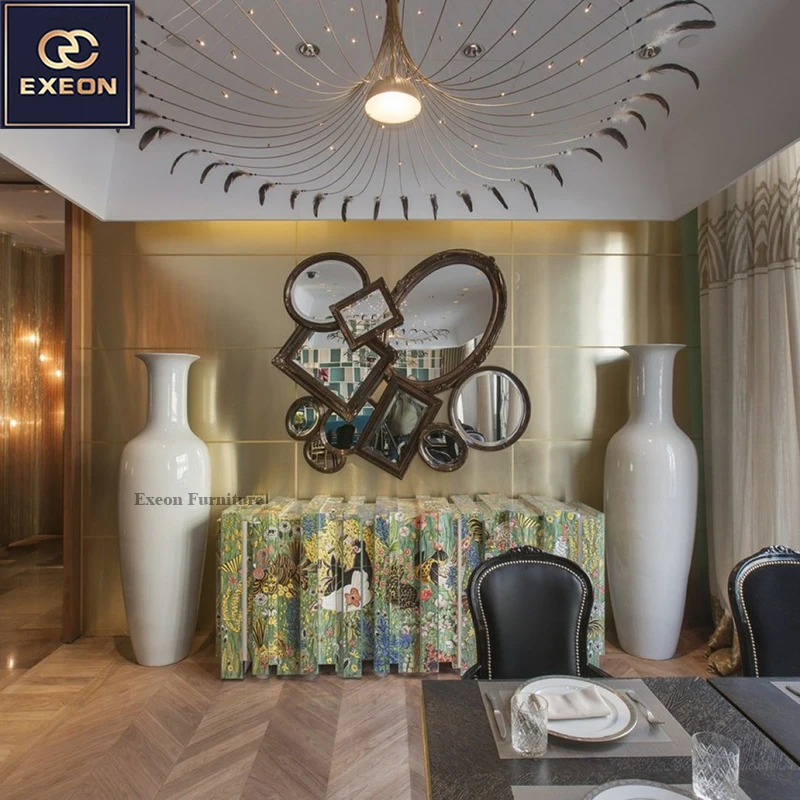 Nordic Villa Interior Architecture 3D Design Luxury Furniture Living Room Art Deco Fashion Custom