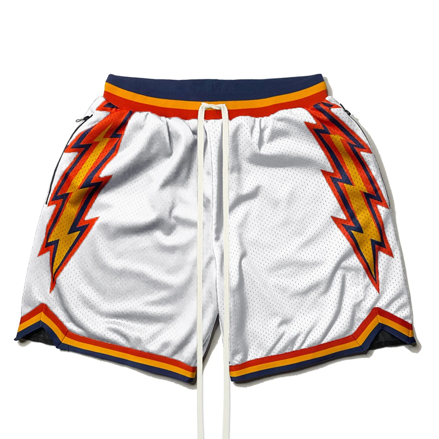 Wholesale Cropped Fit Embroidery Polyester Sublimation Design Just Don Mesh Mens Custom Basketball Shorts