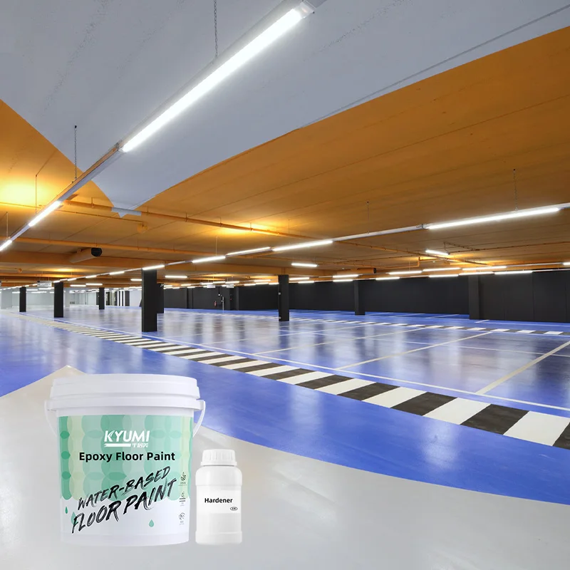 Long-lasting and endurable epoxy coating for industrial floor