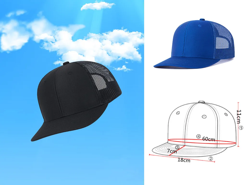 Custom baseball cap LOGO custom mesh cap high quality truck driver hat custom outdoor sunshade mesh cap