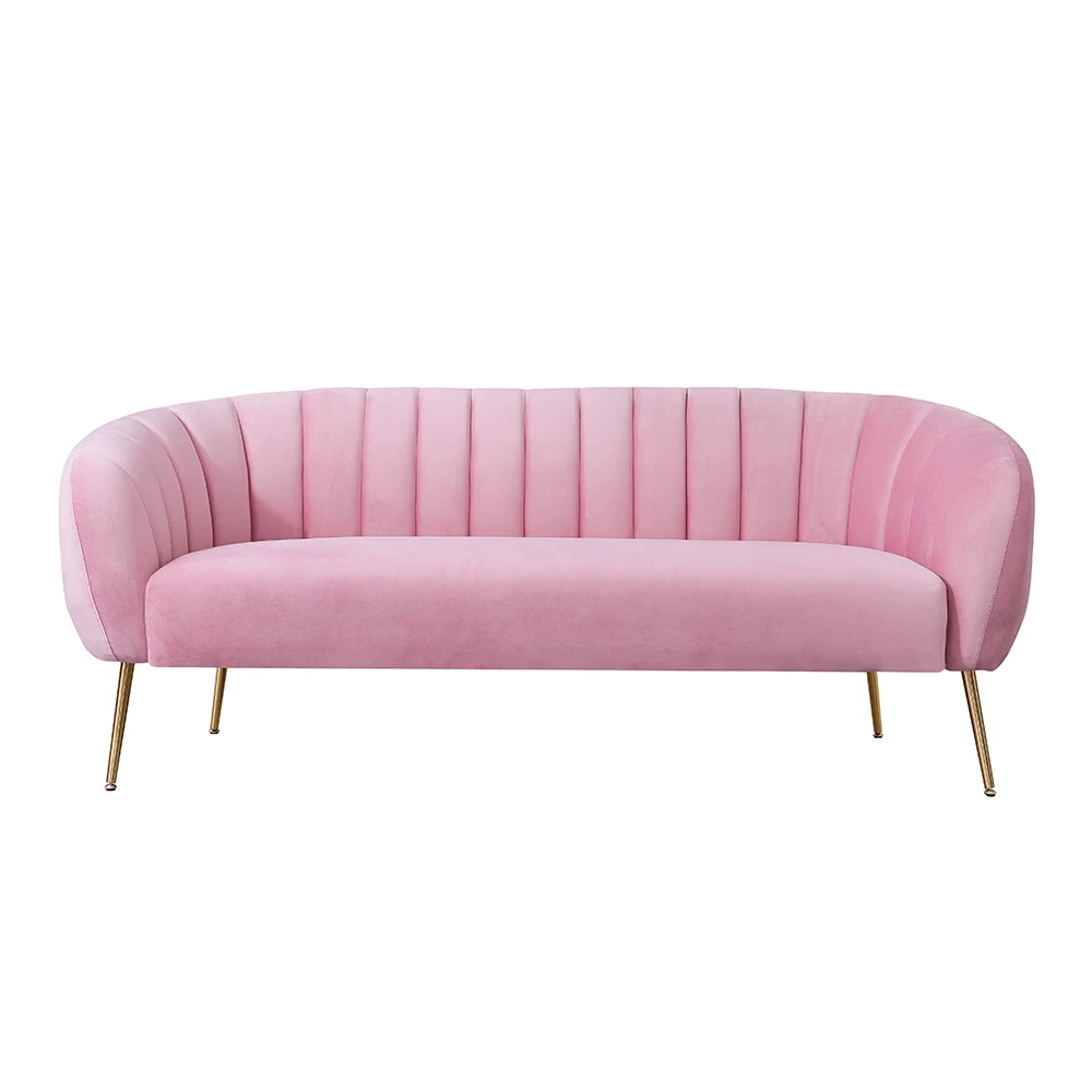 Hot sell modern velvet sofa set design living room sofa furniture