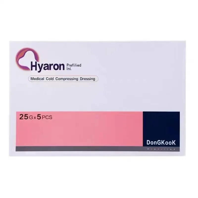 Hyaron Natural Cold Compressing Dressing Repair Facial Mask After IPL Laser Microneedling Therapy Renewal Hydrating