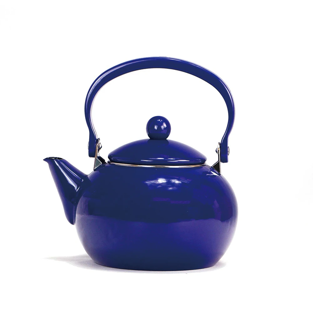 20l flowers eagle enamel coated camping coffee kettle with stainless steel rim