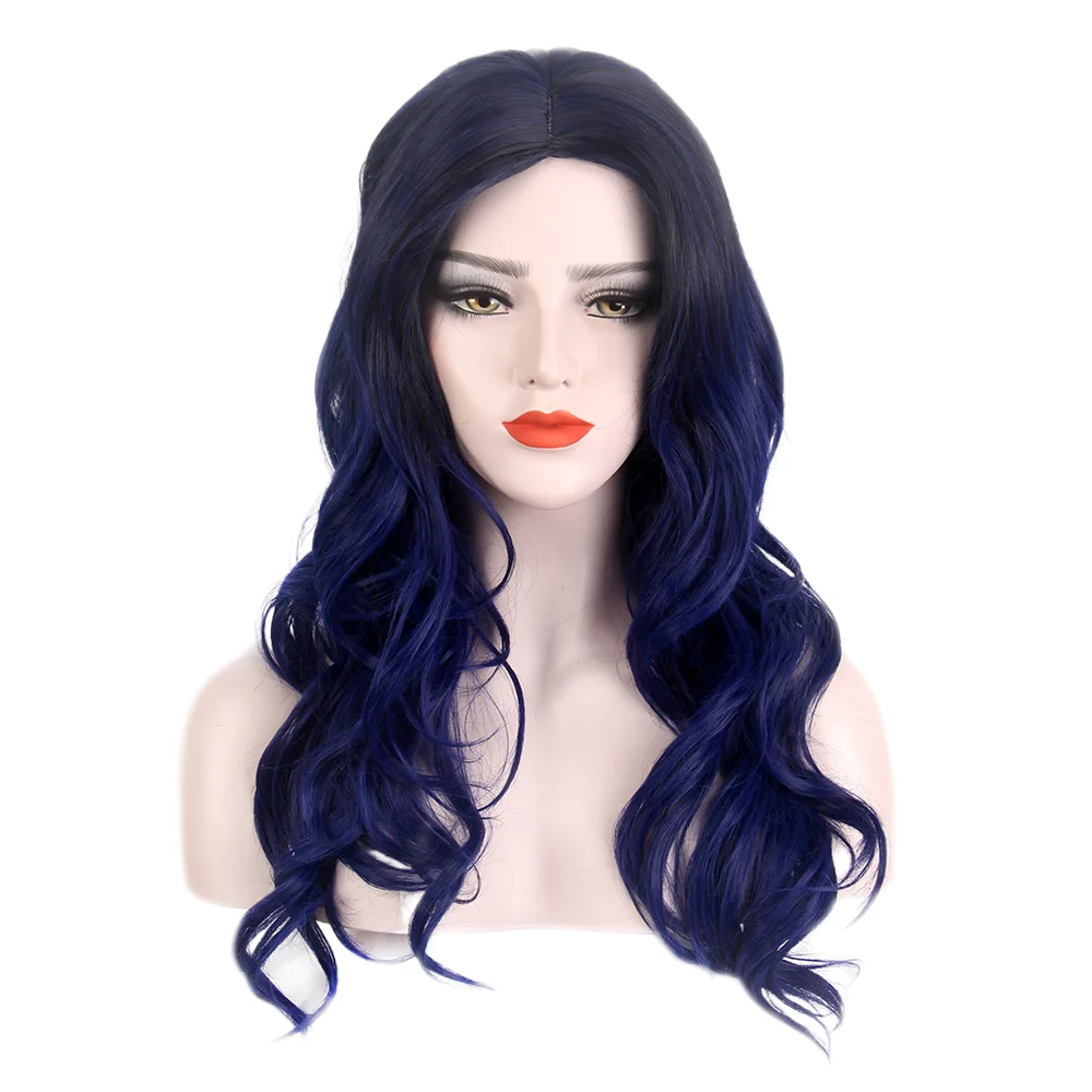 Fast shipping Long Curly Synthetic wig for Cosplay Women Party Wigs