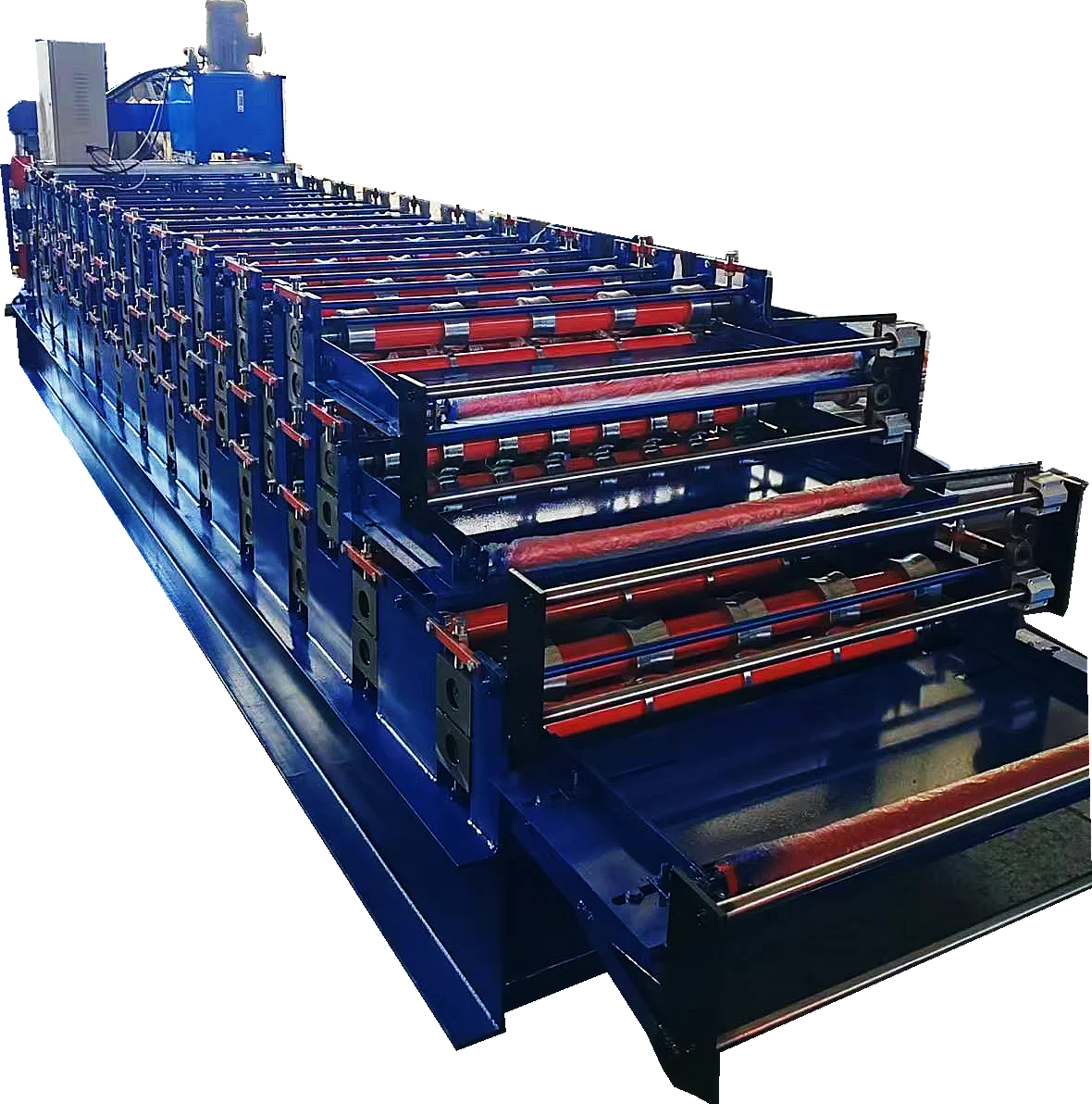 Guang Chi High Quality Full Automatic Metal Trapezoid Roof Sheet Making Machine