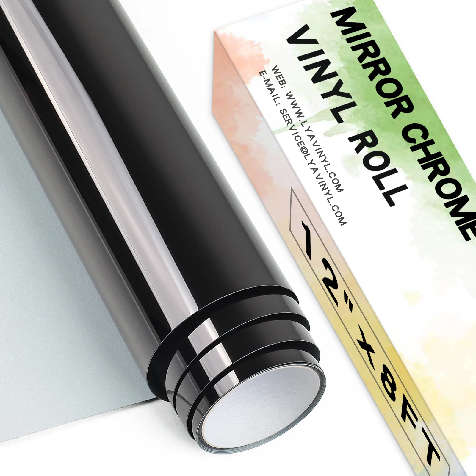 Wholesale Waterproof Advertising Stickers Mirror Metallic best sell self-adhesive vinyl rolls Outdoor Advertising Materials