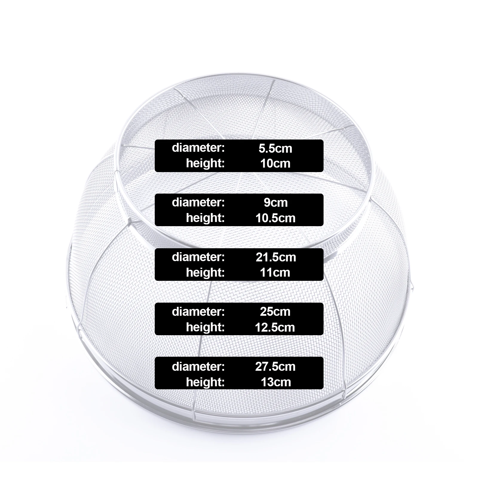 Дуршлаг Из Нержавеющей Стали сетчатый дуршлаг корзина для кухни слив салата спагетти и