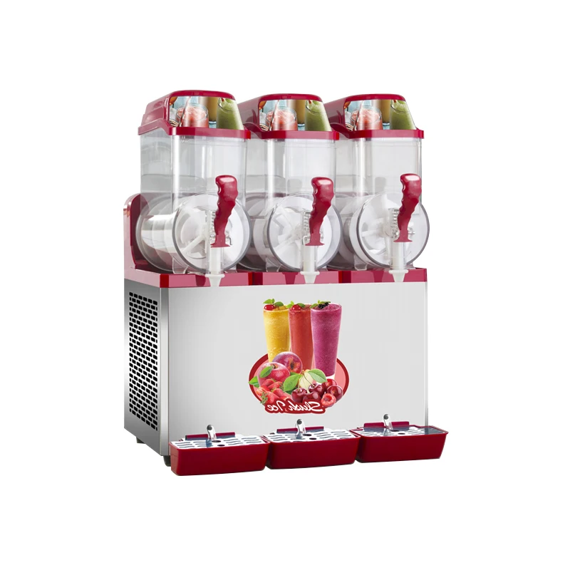 Commercial slush machine sale 12L x 3 Tanks Snow Frozen Drink Slushy Smoothie Maker slush machine