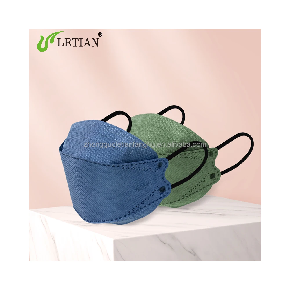 Letian high quality Custom KF94 mask Factory Breathable KF94 Face Mask Earloop KF94 melt blown protective mask face