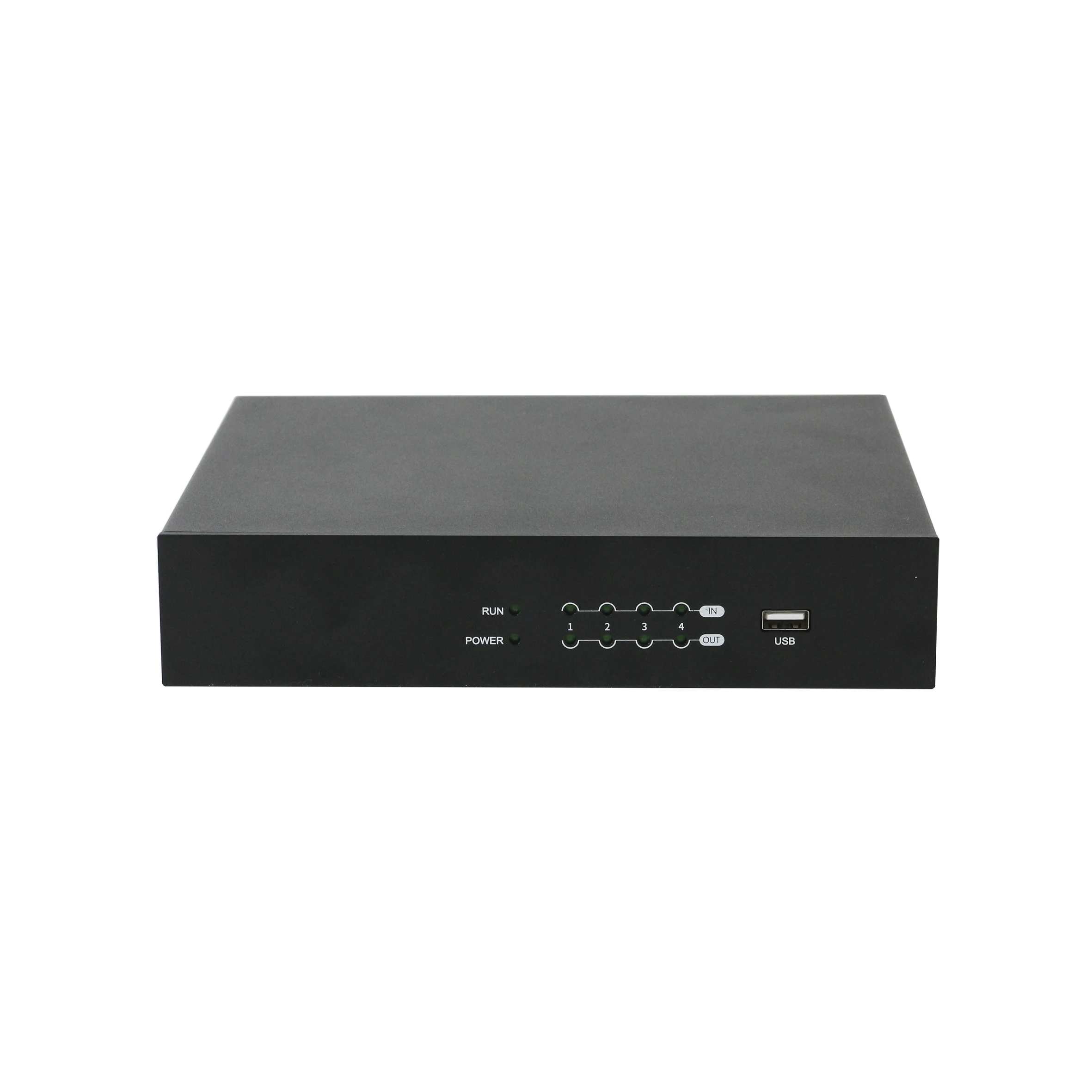 T 4 In 4 Out Digital Signal Audio Processor Dante Audio Processor with AFC/AEC/ANS/AGC/ANC/Ducker/RS 232