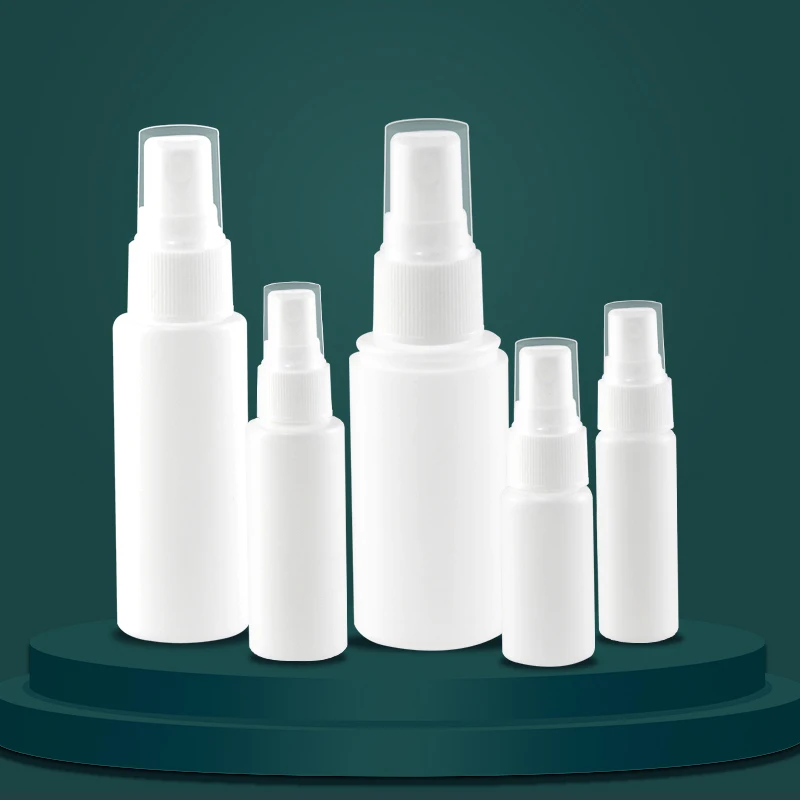 Manufacturers spot 60 ml white spray bottles alcohol spray bottles PET medical bottles with made in China