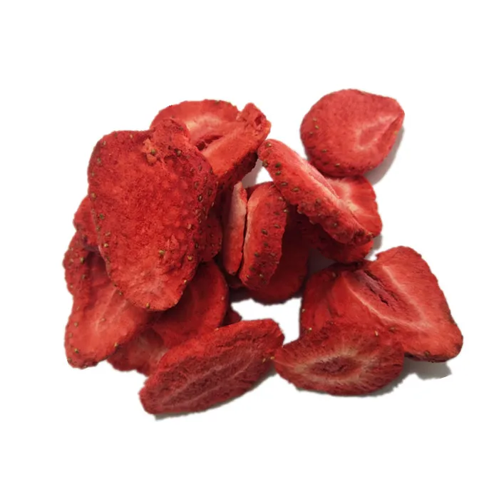Hot Sale FD Strawberry Flakes  Frozen Dried Strawberry Slices  Healthy Fruit Snacks