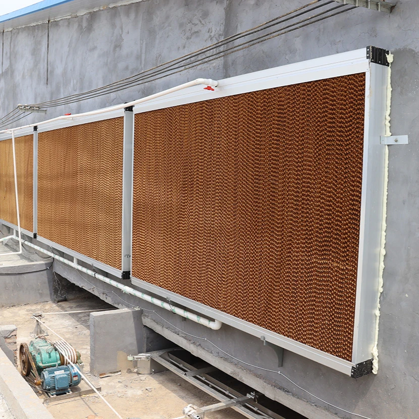 High-quality cooling pads are used for ventilation and cooling of chicken houses