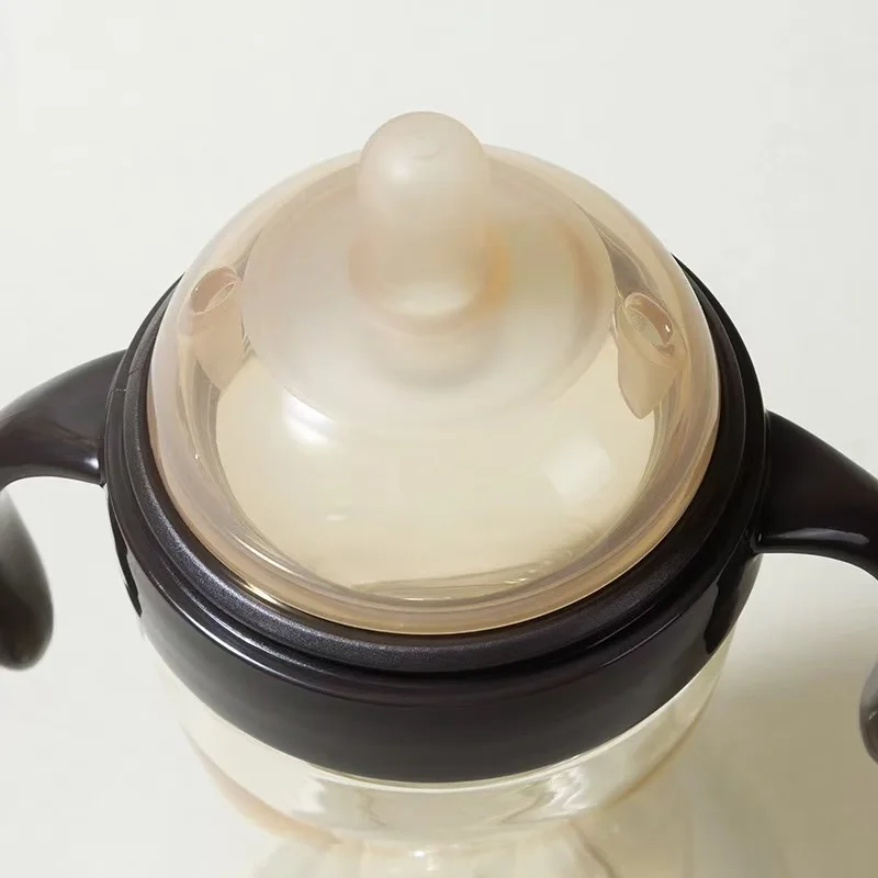 240ml PPSU baby bottle Wide neck silicone pacifier 0-12 months baby bisphenol a free straight pacifier 72-caliber bottle