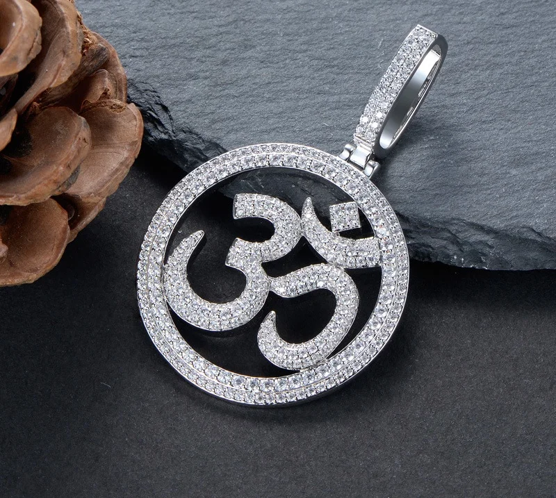 Factory customized fashion diy male and female symbol pendant white gold necklace chain jewelry