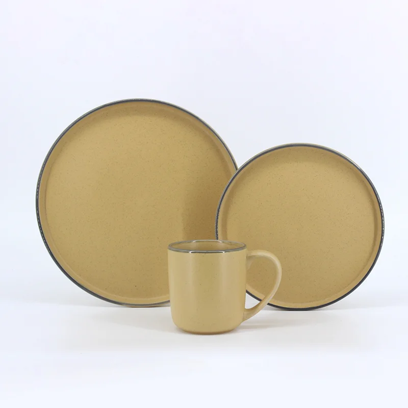 Оптовые цены на керамические обеденные тарелки набор посуды роскошные наборы столовых приборов