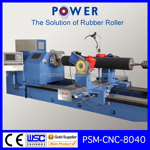 High Precision Best Quality Rubber Roll Roller Groove Cutting Machine Hot Sale