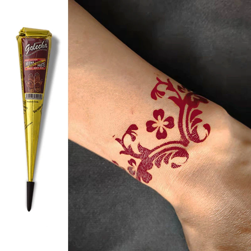 25g Multicolor Indian Henna Cones Tattoo Paste For Temporary Tattoo Sticker Body Paint Art Cream