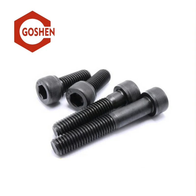 
Hexagon socket head cap screws with black oxide 
